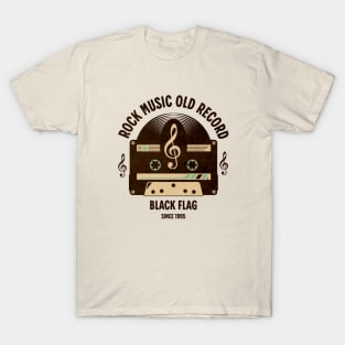 vintage cassette old music record b7 T-Shirt